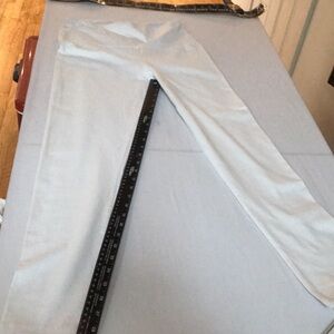 Fig & Blu size medium white  high rise leggings with control top panel at waist